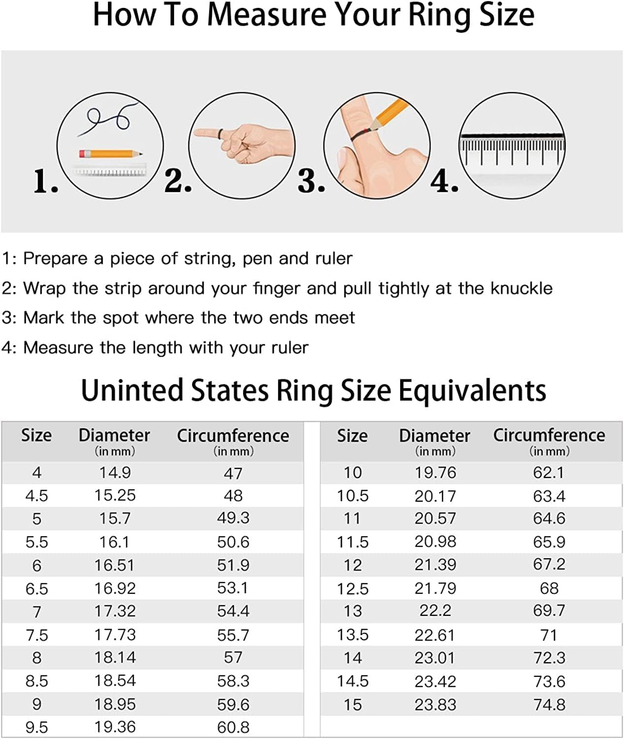 2Mm 4Mm 6Mm 8Mm Tungsten Wedding Band Ring for Men Women Gold/Rose Gold/Silver Domed High Polish Comfort Fit 4-15