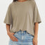 Womens Oversized T Shirts Loose Fit Crewneck Short Sleeve Tops Summer Casual Blouse Y2K 2025 Basic Tee