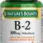 Vitamin B2 as Riboflavin Supplement, Aids Metabolism, 100Mg, 100 Count