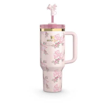 Pink Bow Love Shack Fancy Stanley 40oz