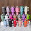 2025 SL  Insulated Tumbler With Lid and Straws Stainless Steel Coffee Tumbler with Handle Vacuum Leak Proof Coffee Cup