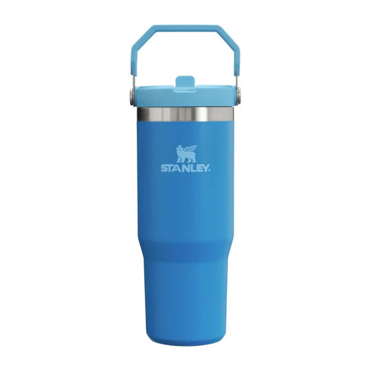 Azure Stanley 30 oz Iceflow Tumbler With Flip Straw